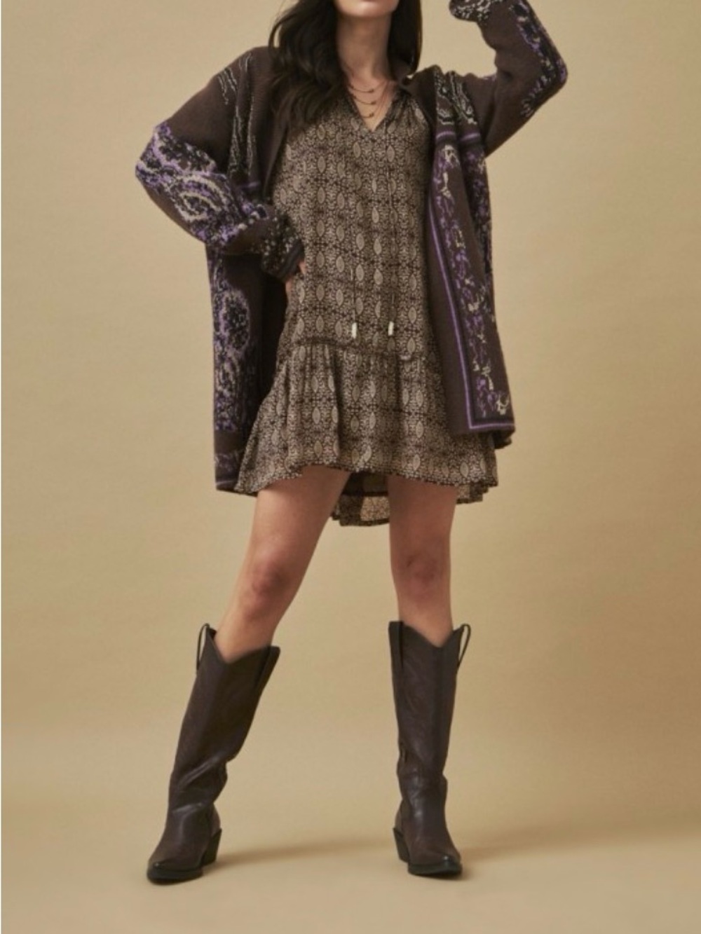 NEKANE NKN SHORT TRIBAL EMBROIDERED DRESS TUNIC size XL NWT